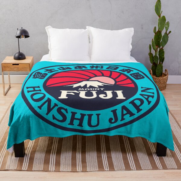 Item preview, Mt Fuji Retro Sunrise A Red Cyan designed and sold by VoodooCircus.