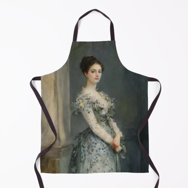 Item preview, Graceful Lady in a French Floral Gown designed and sold by CARRAANN.
