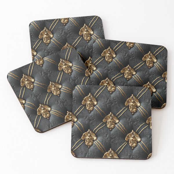 Item preview, Black and Gold Baroque Pattern – Luxury Ornamental Design designed and sold by agitated wear.