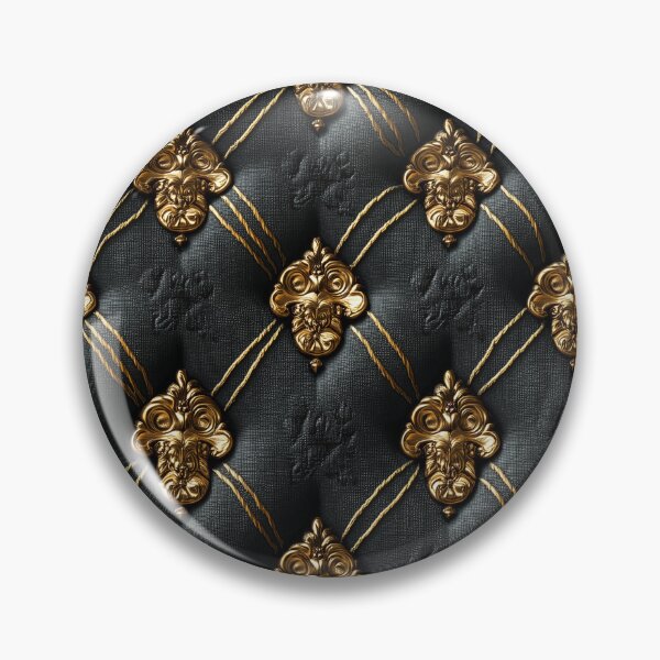 Item preview, Black and Gold Baroque Pattern – Luxury Ornamental Design designed and sold by agitated wear.