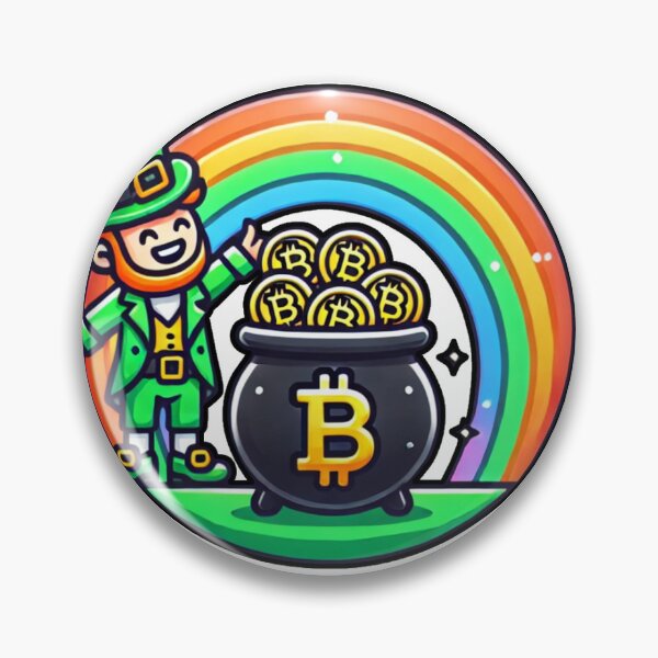 Item preview, Pot o' gold? NAH! Pot o' BITCOIN! Happy crypto leprechaun St Patrick's Day designed and sold by KatelynMitalski.