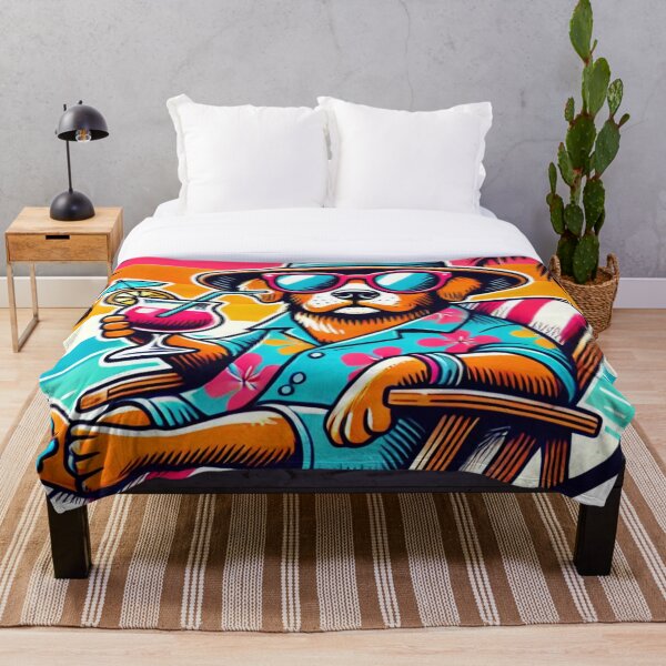 Item preview, Funny Cartoon Dog on Vacation designed and sold by Nauert's.