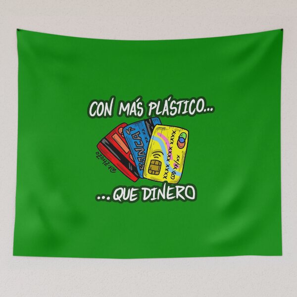 Item preview, With more plastic cards than money - Con más plástico que dinero designed and sold by Kztrozo.