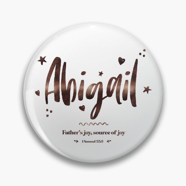 Item preview, Abigail | 1 Samuel 25 3 | Father's Joy Source of Joy | Christian Name with Biblical Meaning For Girl | Christian Name Collection designed and sold by Blessed Be Your Name.