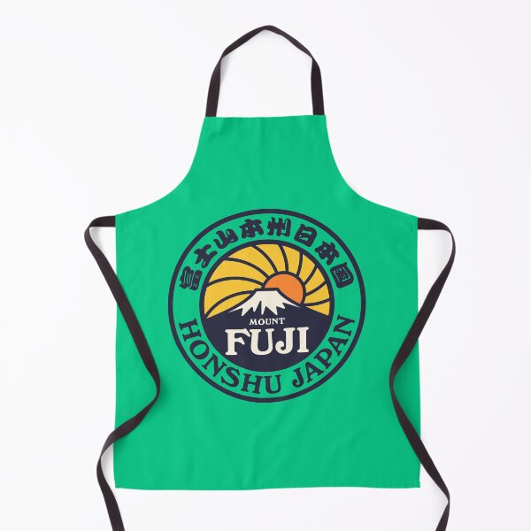 Item preview, Mt Fuji Retro Sunrise A Yellow Green designed and sold by VoodooCircus.