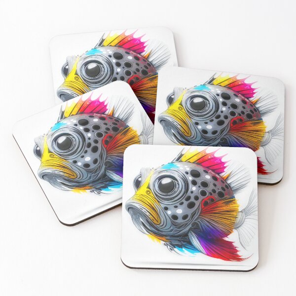 Item preview, Tropical colourful fish designed and sold by Drone-tees.