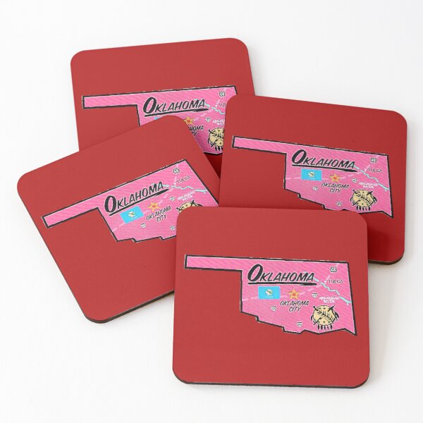 Item preview, Oklahoma Tourist Map designed and sold by Havocgirl.