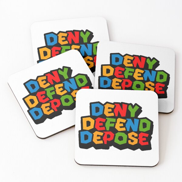 Item preview, Deny Defend Depose Green Super Bro designed and sold by MkePatternShop.