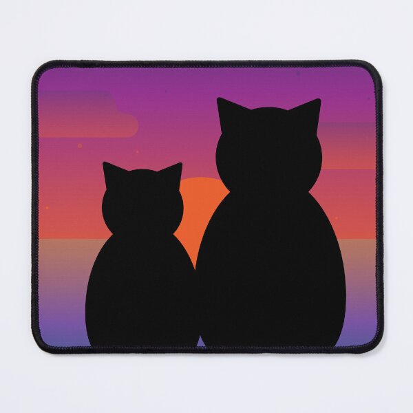 Item preview, cats watching the sunset designed and sold by anarojas96.