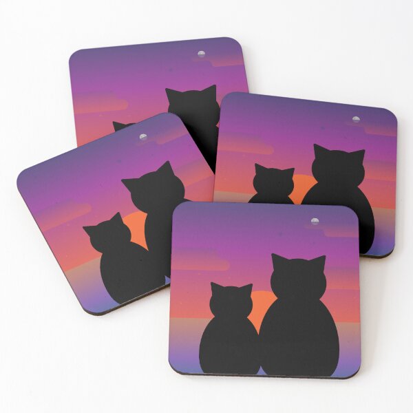 Item preview, cats watching the sunset designed and sold by anarojas96.