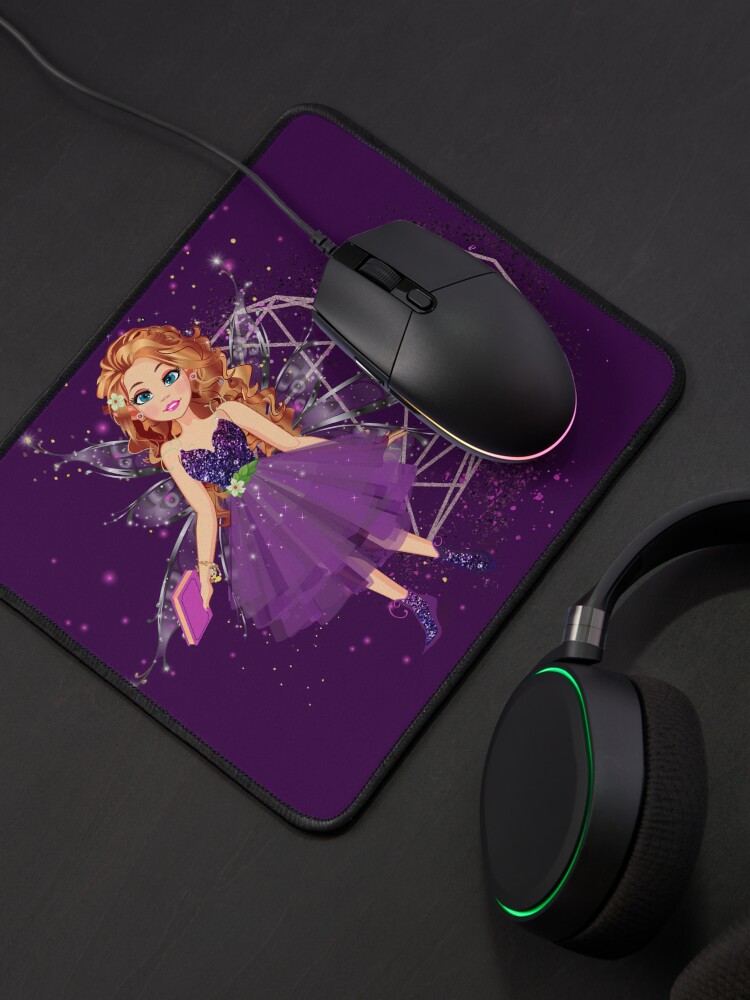 Thumbnail 4 of 5, Mouse Pad, Felicia's Lavender Heart Collection designed and sold by TeelieTurner.