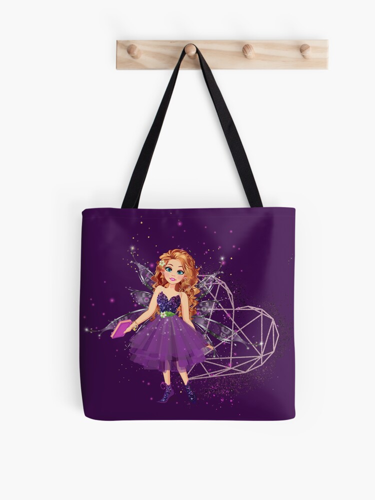 Thumbnail 1 of 2, Tote Bag, Felicia's Lavender Heart Collection designed and sold by TeelieTurner.