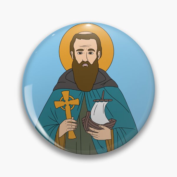 Item preview, Saint Brendan the Navigator designed and sold by elviamontemayor.