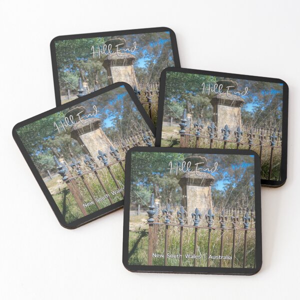 Item preview, Hill End Cemetery, New South Wales, Australia - Rustic Historical Art with Text designed and sold by Michael van der Hoorn.
