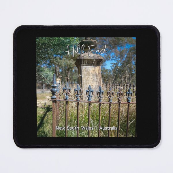 Item preview, Hill End Cemetery, New South Wales, Australia - Rustic Historical Art with Text designed and sold by Michael van der Hoorn.