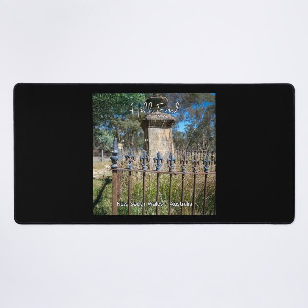 Item preview, Hill End Cemetery, New South Wales, Australia - Rustic Historical Art with Text designed and sold by Michael van der Hoorn.