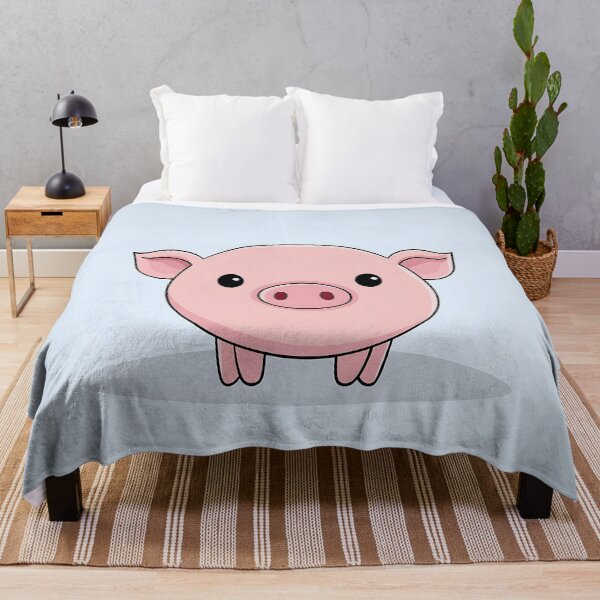 Artikelvorschau, Niedliche Schweineillustration im minimalistischen Stil entworfen und verkauft von GoldenTealArts.