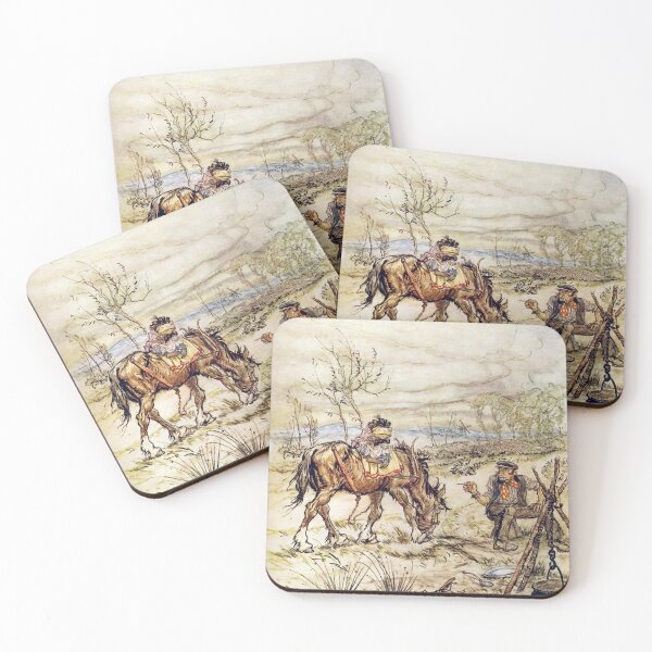 Item preview, Mr. Toad and the Gypsy - The Wind in the Willows - Arthur Rackham designed and sold by forgottenbeauty.