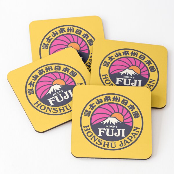 Item preview, Mt Fuji Retro Sunrise A Magenta Yellow designed and sold by VoodooCircus.