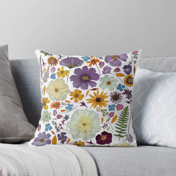 Item preview, Summertime Pressed Flower Collage designed and sold by Kindness Roots.