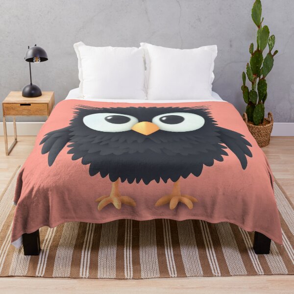 Item preview, Black Owl Minimalist 3D Illustration designed and sold by GoldenTealArts.