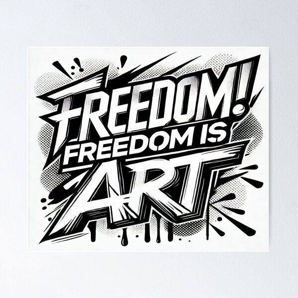 Item preview, Freedom! To be creative! designed and sold by HfcART81.