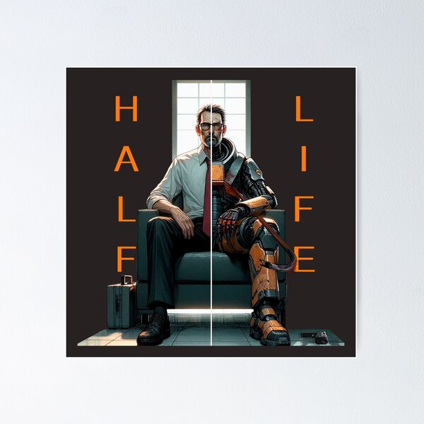 Item preview, The Two Lives of Gordon Freeman - Half Life designed and sold by Joako Zeta.