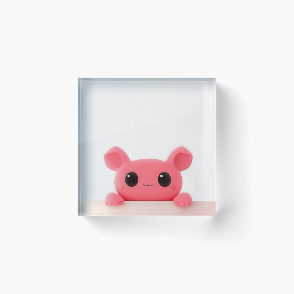 Item preview, Stuffed Toy Peeking Over Table Edge designed and sold by GoldenTealArts.
