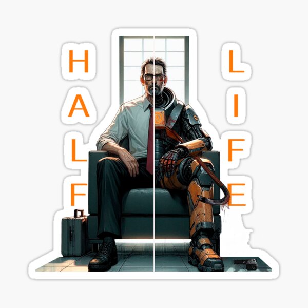 Item preview, The Two Lives of Gordon Freeman - Half Life designed and sold by Joako Zeta.