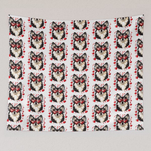Item preview, Finnish Lapphund Dog Valentine designed and sold by TheAnimalZ00.