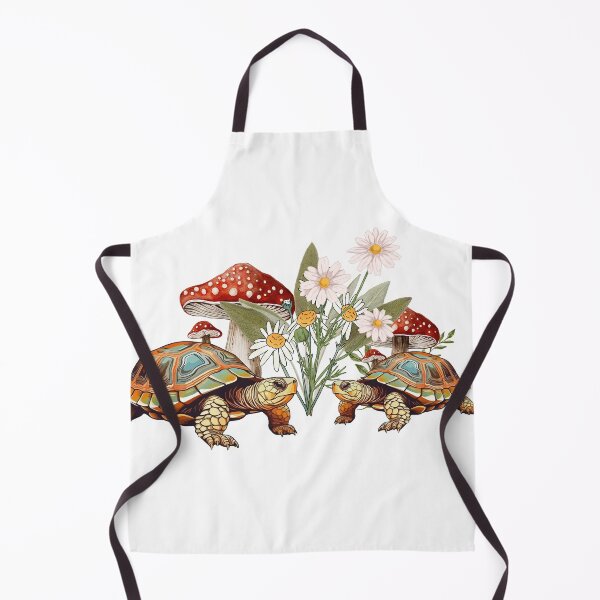 Item preview, Turtle Lover Mushroom Boho Nature Lover Flowers Red Mushrooms Turtoise designed and sold by CCKimShop.