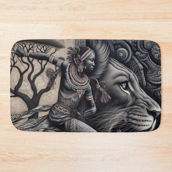 Item preview, Warrior King, African Tribal Art style by shs_kenya  designed and sold by Shs-Kenya.