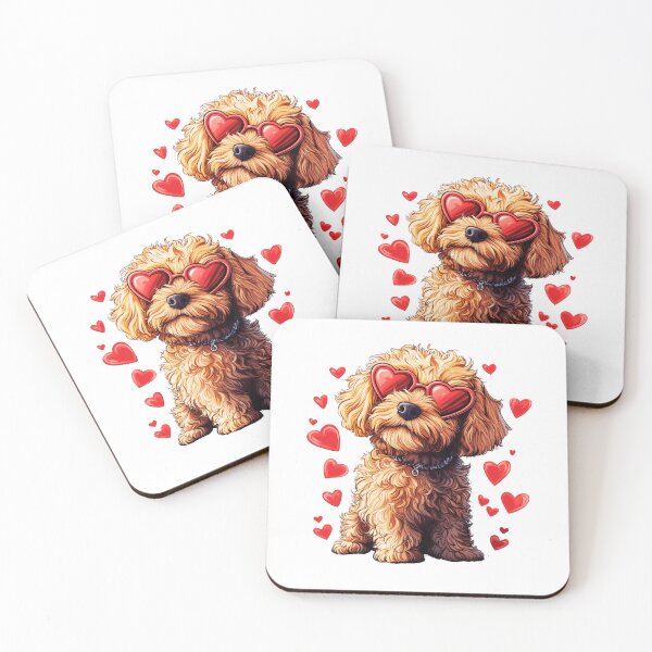 Item preview, Australian Labradoodle Puppy Valentine designed and sold by TheAnimalZ00.