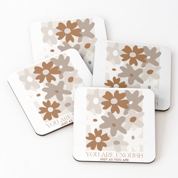 Item preview, You Are Enough Floral Boho Inspirational Gift Motivation Quotes designed and sold by CCKimShop.