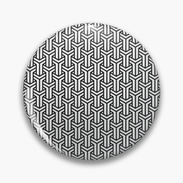 Item preview, Black and white geometric connecting pattern. designed and sold by claireseyeview.