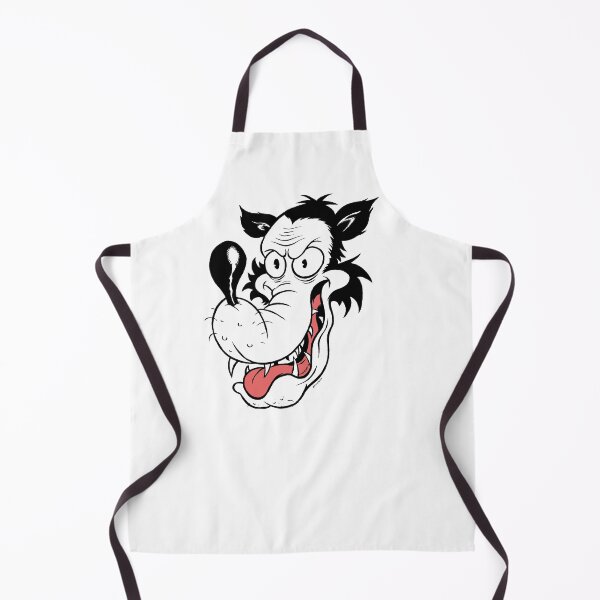 Item preview, Big Bad Wolf Head Vintage Rubber Hose Cartoony Graphic designed and sold by frankforteart.