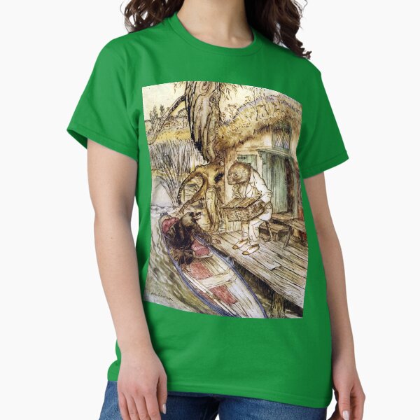 Item preview, Ratty and Mole on the Riverbank - Wind in the Willows, Arthur Rackham designed and sold by forgottenbeauty.