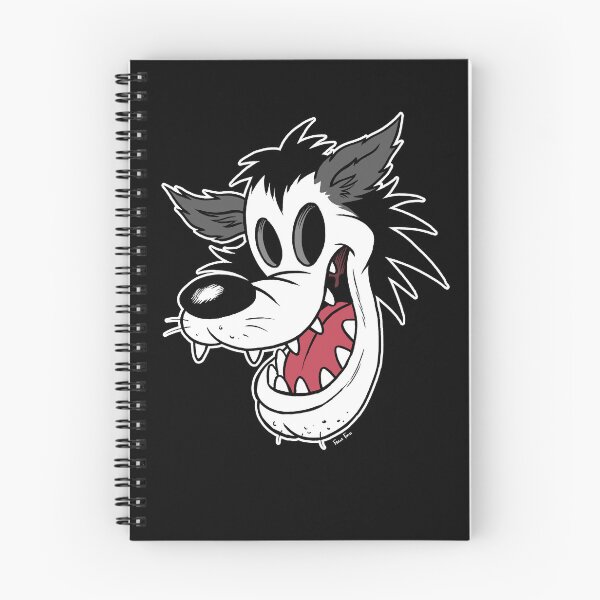 Item preview, Big Bad Wolf Head Vintage Rubber Hose Cartoony Graphic designed and sold by frankforteart.
