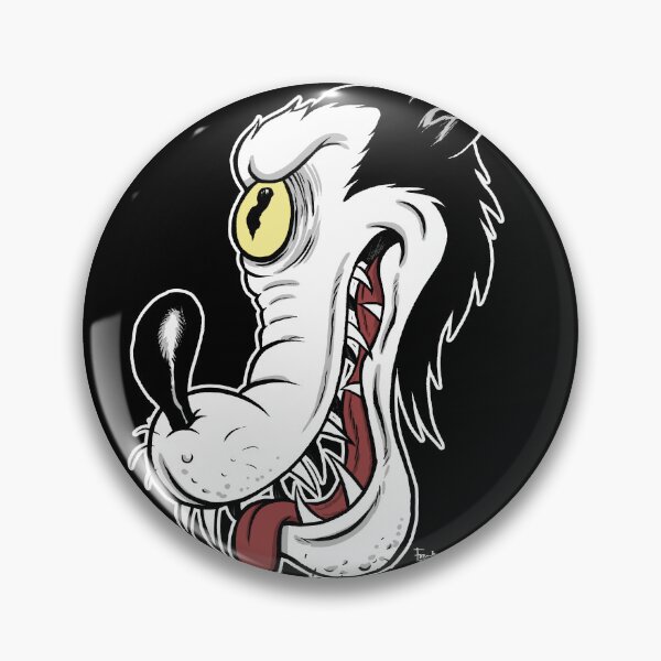 Item preview, Big Bad Wolf Head Vintage Rubber Hose Cartoony Graphic designed and sold by frankforteart.