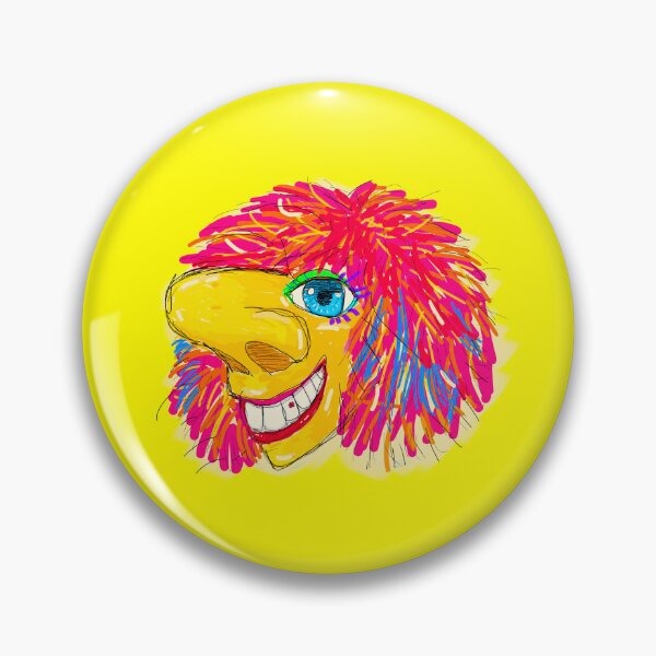 Item preview, Abstract Vibrant Waggis Fasnacht Mask hand drawn Illustration designed and sold by KennyLucky.