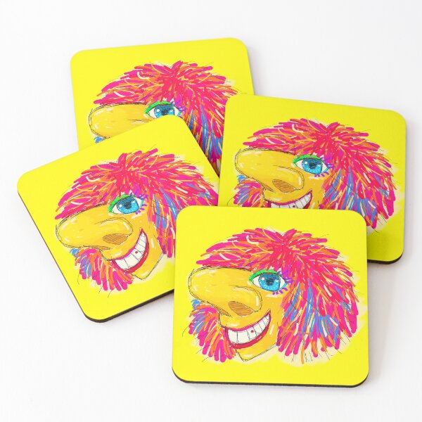 Item preview, Abstract Vibrant Waggis Fasnacht Mask hand drawn Illustration designed and sold by KennyLucky.
