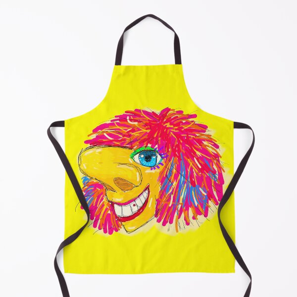 Item preview, Abstract Vibrant Waggis Fasnacht Mask hand drawn Illustration designed and sold by KennyLucky.