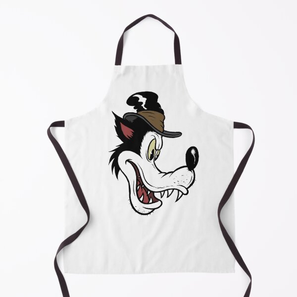 Item preview, Big Bad Wolf Head Vintage Rubber Hose Cartoony Graphic designed and sold by frankforteart.