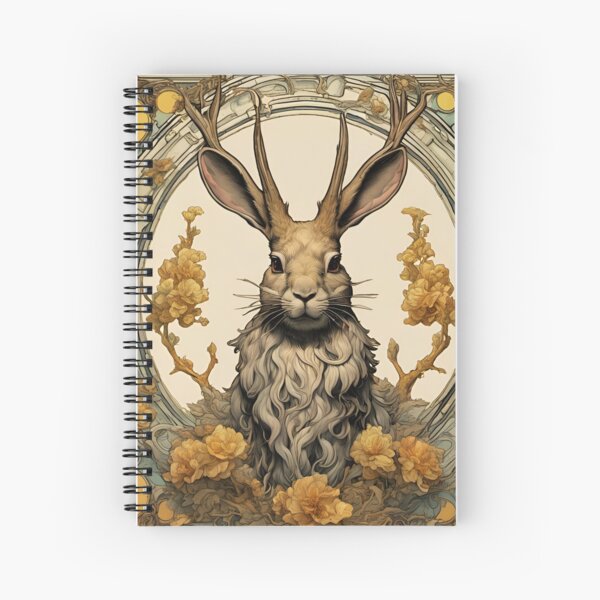 Item preview, Jackalope and Milkweed designed and sold by HabitableMoons.