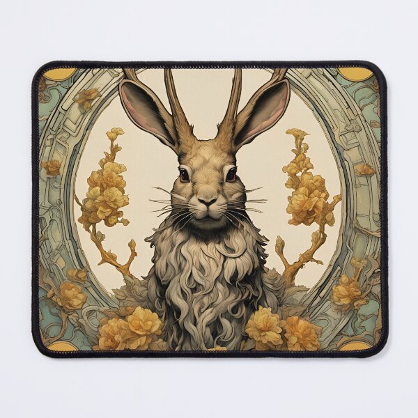 Item preview, Jackalope and Milkweed designed and sold by HabitableMoons.