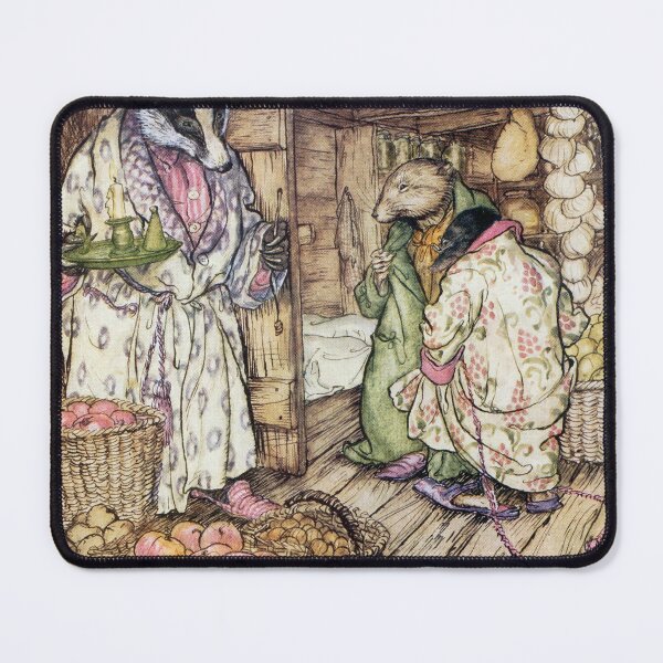 Item preview, Badger's Winter Stores - Arthur Rackham for The Wind in the Willows designed and sold by forgottenbeauty.