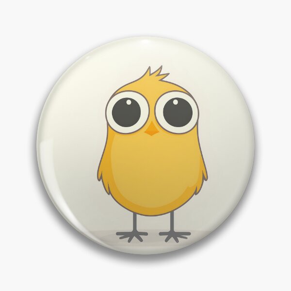 Item preview, Cute Cartoon Chick Vector Illustration designed and sold by GoldenTealArts.
