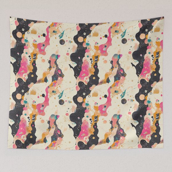 Item preview, Vibrant Abstract Cosmic Flow designed and sold by agitated wear.