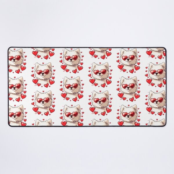 Item preview, Samoyed Puppy Valentine designed and sold by TheAnimalZ00.