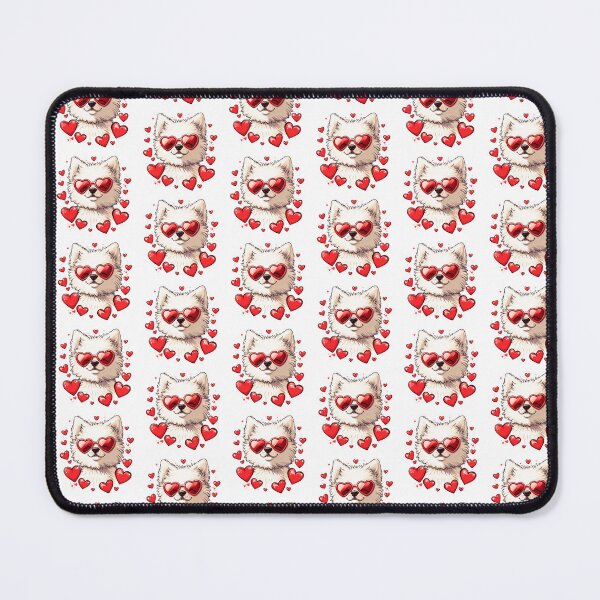 Item preview, Samoyed Puppy Valentine designed and sold by TheAnimalZ00.